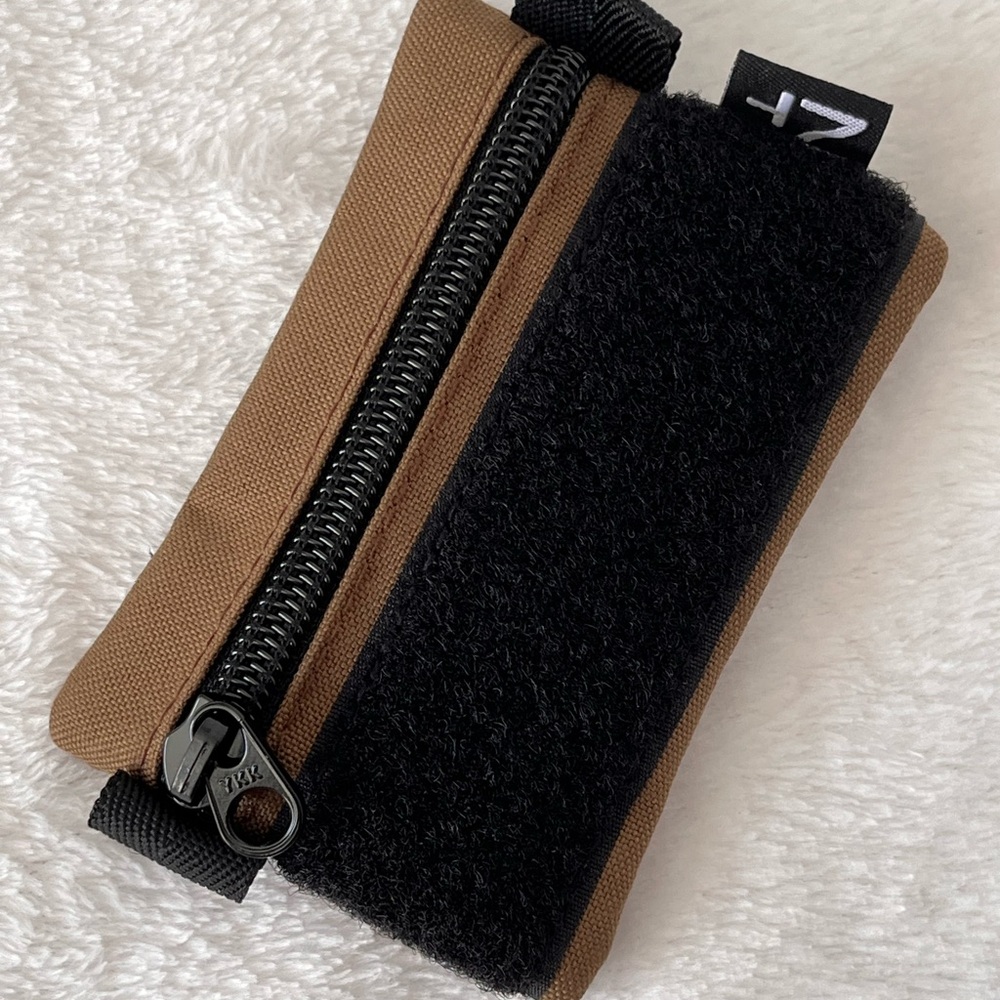 Elegant Brown and Black Wallet and Key Holder